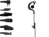 G-Form-Ohrhörer mit Inline-PTT für Motorola Funkgeräte DP3000 - DP4000