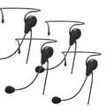 Swatcom Multicom Wireless Handsfree Kommunikations-Kit – Viererpack