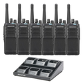 Kenwood UHF DMR Digital Two Way Radio - NX-1300DE3 Six Pack