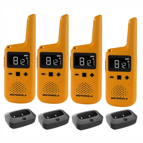Motorola Walkie-Talkie TLKR T72 Funkgerät – 4er-Pack