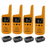 Motorola Walkie Talkie TLKR T72 Two Way Radio  - Quad Pack