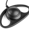 Six Pack x6 D Shaped Earpiece with Inline PTT For Motorola XT420 & XT460 & R2 & DP1400 Two Way Radios