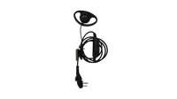Hytera D Shaped Earpiece with Inline-MIC PTT EHM15 - For BD615