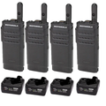 Motorola SL1600  Two Way Radio Quad Pack
