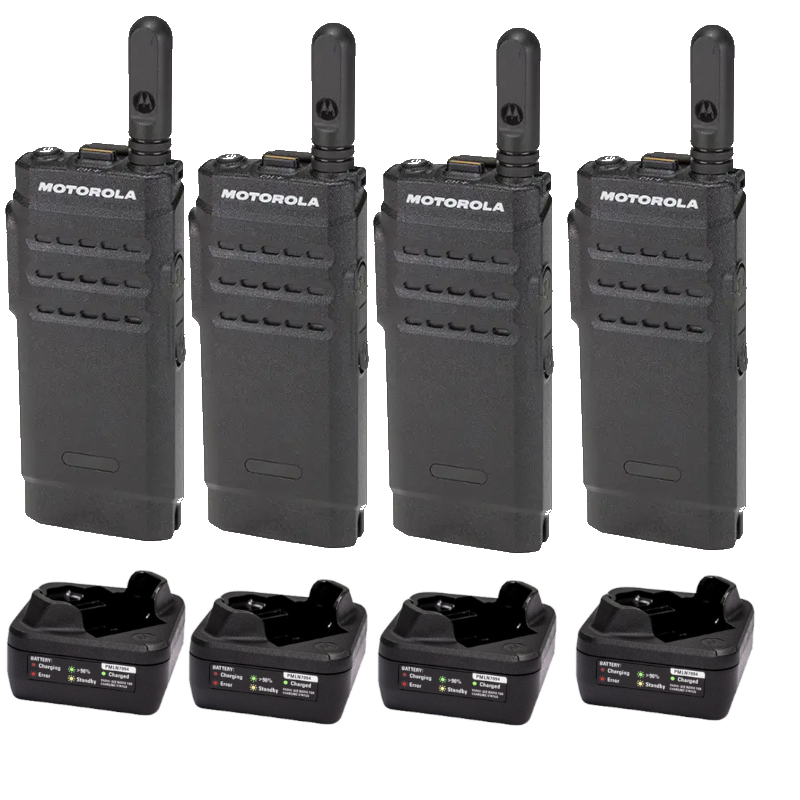 Motorola SL1600  Two Way Radio Quad Pack