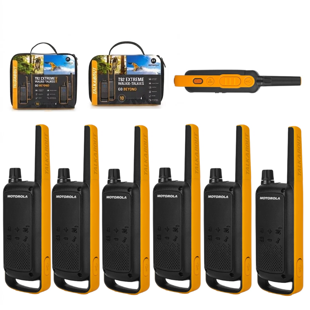 Motorola Walkie Talkie T82 Extreme - Six Pack