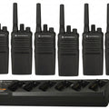 Motorola XT420 Walkie Talkie Simple Site Six Pack