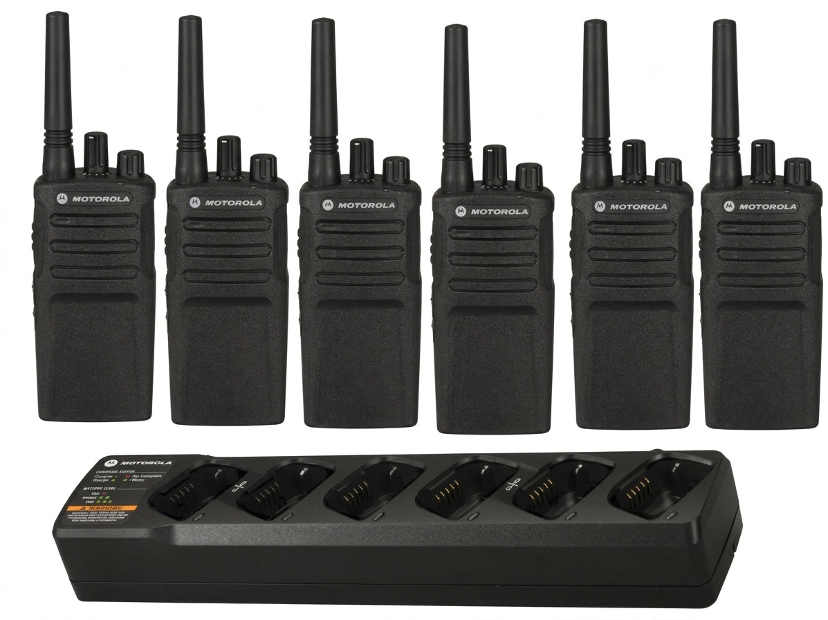 Motorola XT420 Walkie Talkie Simple Site Six Pack