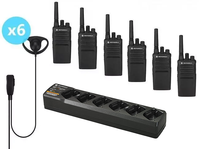 Motorola XT420 Walkie Talkie Earpiece Six Pack