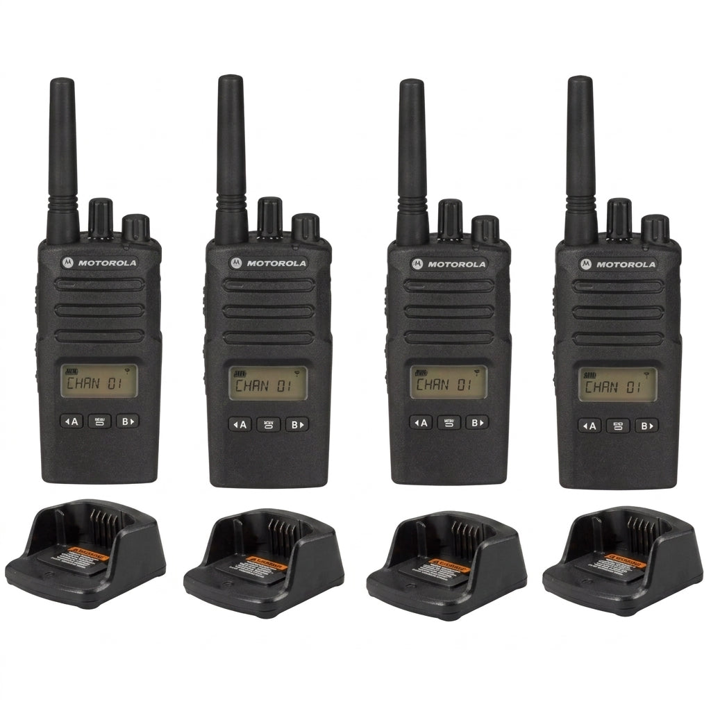 Motorola XT460 Walkie Talkie Simple Site Quad Pack