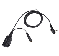 Hytera ACM-01 Steuerkabel mit wasserdichtem Inline-Mikrofon & PTT