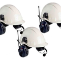 3M Peltor PMR446 Litecom Funkheadset für Helme – Dreierpack
