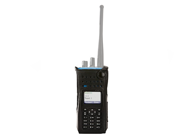 Motorola DP4801 Ex PMLN6099A Ledertasche mit 6,35 cm drehbarer Gürtelschlaufe für Display-Funkgerät