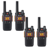 Cobra RX380 PMR446 Funkgeräte lizenzfrei – Viererpack