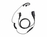 Hytera Earpiece in C module with Inline-MIC PTT EHM19