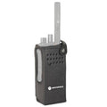 Motorola DP4000-serie PMLN5839A Stevige Leren Draagtas met Vaste Riemlus van 3 inch voor Radio Zonder Display