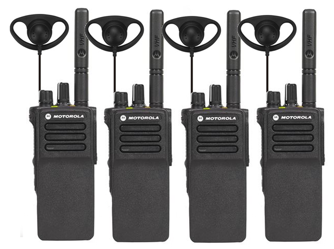 Motorola DP4400e Digitales Funkgerät, 4er-Pack