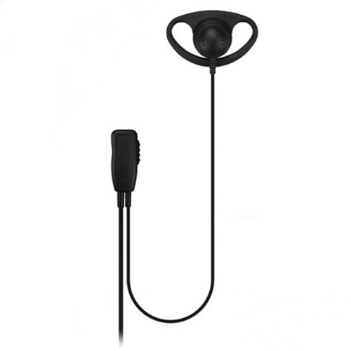 D-vormige oortelefoon met in-line PTT voor Motorola R7A R7 serie