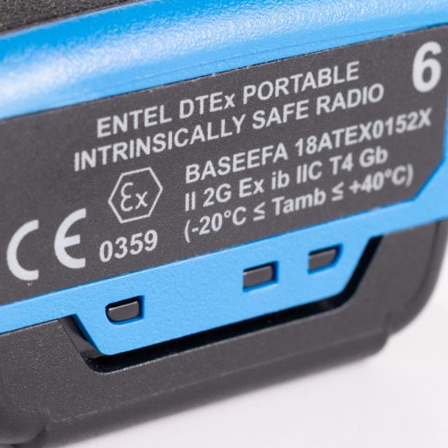 Entel DT953 - Licence Free PMR446 Atex IIC LCD Display Two Way Radio - Six Pack