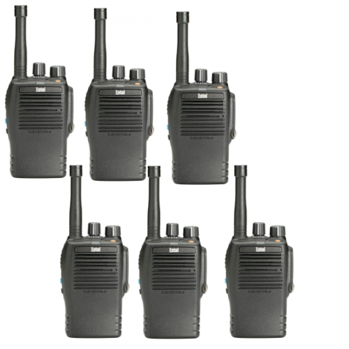 Entel DX422 DMR VHF portofoon - Zes stuks