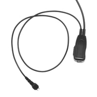 Savox Earpiece with Inline-MIC PTT & Transparent Acoustic Tube