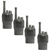 Entel DX446E Digital / Analogue Licence Free Radio with charger - Quad Pack