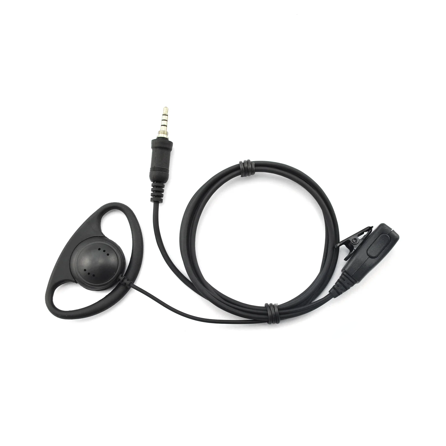D Shaped Earpiece With PTT For Motorola EVX-S24 Radios