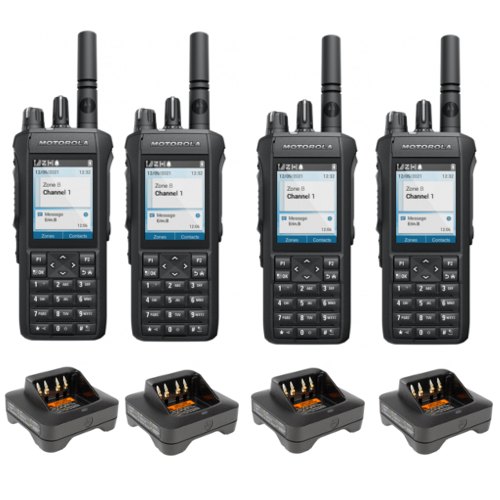 Motorola R7 FKP Premium Version Portable Digital - Quad Pack