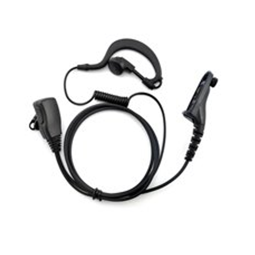 Motorola DP4400e DP4400 G Shaped Earpiece with Inline PTT
