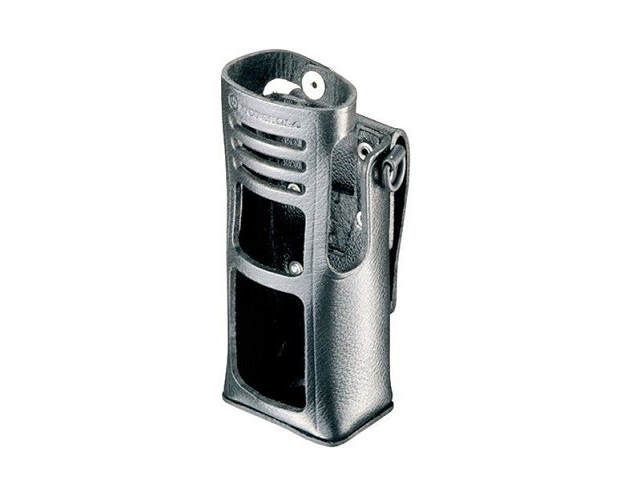 Motorola GP360 / GP380 Leather Carry Case with Belt Loop for Keypad Models HLN9689A