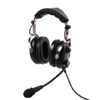 Gehörschutz-Headset mit Boom-Mikrofon und PTT am Hörer