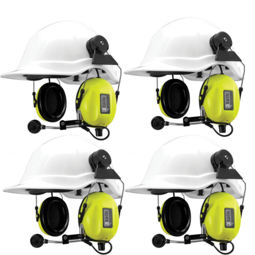 SWATCOM 2talk PRO Full Duplex Headset Helmet Version  - Quad Pack