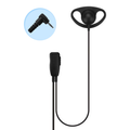 Multi 4-pack Motorola TLKR T62, XT180, XT185, T82 Extreme D-vormige oortelefoon met in-line PTT