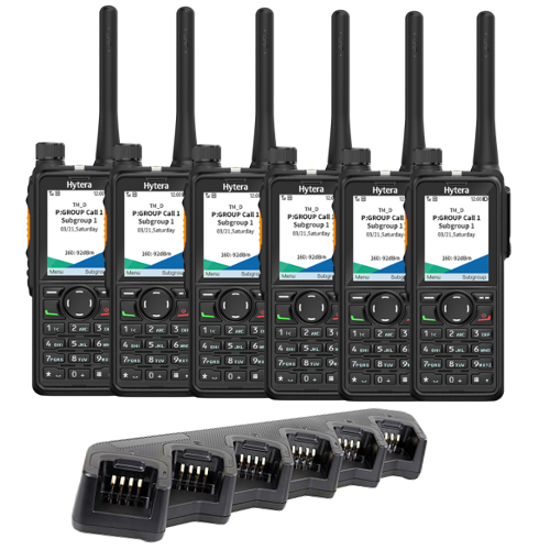 Hytera HP785 Digital Two Way Radio - Six Pack
