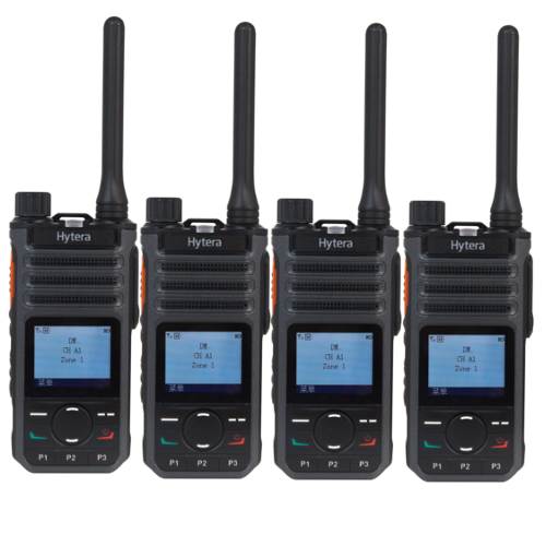 Hytera BP565 UHF/VHF Digitales professionelles Funkgerät – Viererpack