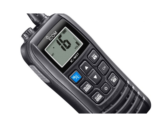 Icom IC-M37E VHF Buoyant Marine Transceiver Radio