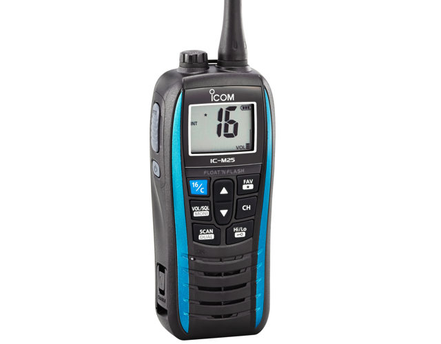 Icom IC-M25 EURO Marine VHF Radio Buoyant Transceiver - Blue