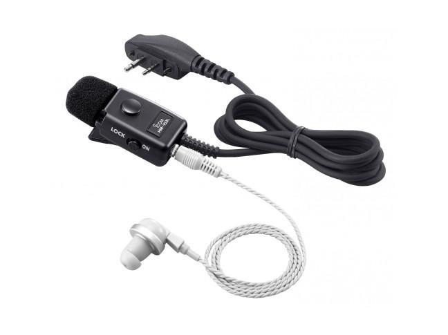 Icom IC-F15, IC-F25, IC-F34, IC-F44 Ohrhörer/Mikrofon HM-153L