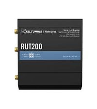 Teltonika RUT200 WLAN 4 4G LTE Cat 4 Router mit 1 x integriertem SIM-Slot & 3 x externen Antennen (150 Mbit/s)