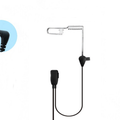 Motorola TLKR T60 , T80 T82 Extreme | Wireless Single Wire Surveillance Kit with Acoustic Tube