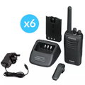 Kenwood TK-3501 Pro Talk Walkie Talkie Two Way Radio - Six Pack