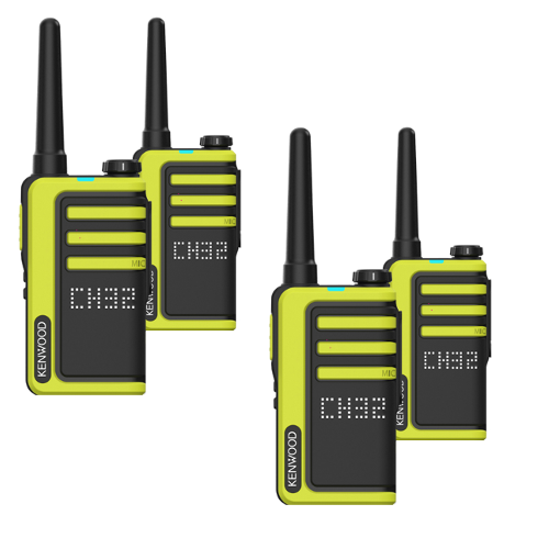 Kenwood UBZ-LJ9SET PMR446 Walkie Talkie - Quad Pack