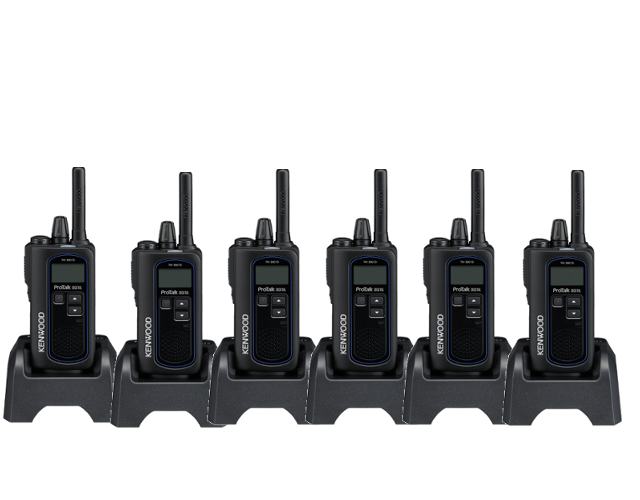Kenwood TK-3601DE Digital Walkie Talkie Pro Talk Funkgerät - Sechserpack