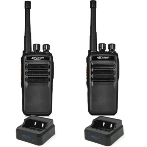 Kirisun DP405s Digitale Licentievrije PMR446 Portofoon - Quad Pack