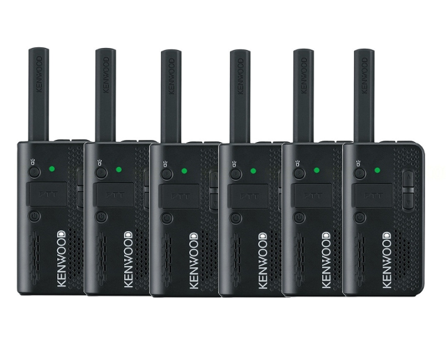 Kenwood PKT-23T PMR446 Walkie Talkie Pro Talk Two Way Radio - Six Pack