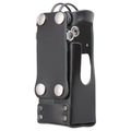 Peter Jones Hard Leather Case with D-Rings and Belt Loop - DP4800/e Motorola Two Way Radio
