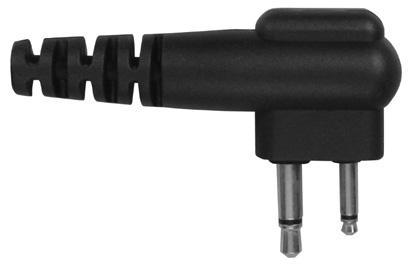 Enkeldraads Oortje met Akoestische Buizen voor Motorola, Kenwood, Icom & Vertex Radio's