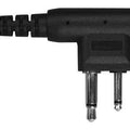Enkeldraads Oortje met Akoestische Buizen voor Motorola, Kenwood, Icom & Vertex Radio's