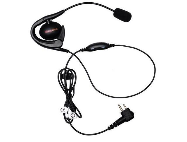 Motorola Serie DP1400 PMLN6537A MagOne Ohrhörer mit Bügelmikrofon und integriertem PTT/VOX-Schalter