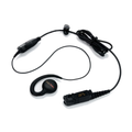 Motorola DP2400 / DP2600 / DP3441 Mag One G-förmiger Ohrhörer mit Inline-Mikrofon & PTT